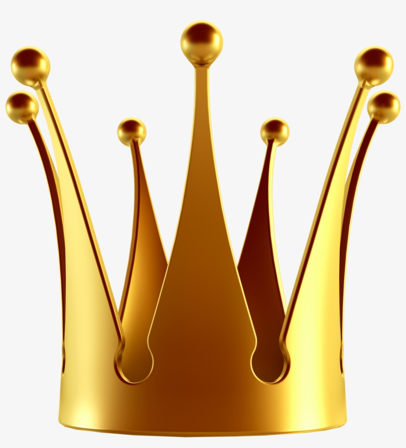 Gold Crown Png, transparent png