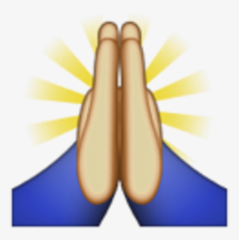 Praying Hands Emoji 128 - Praying Hands Emoji Png - 800x800 PNG ...