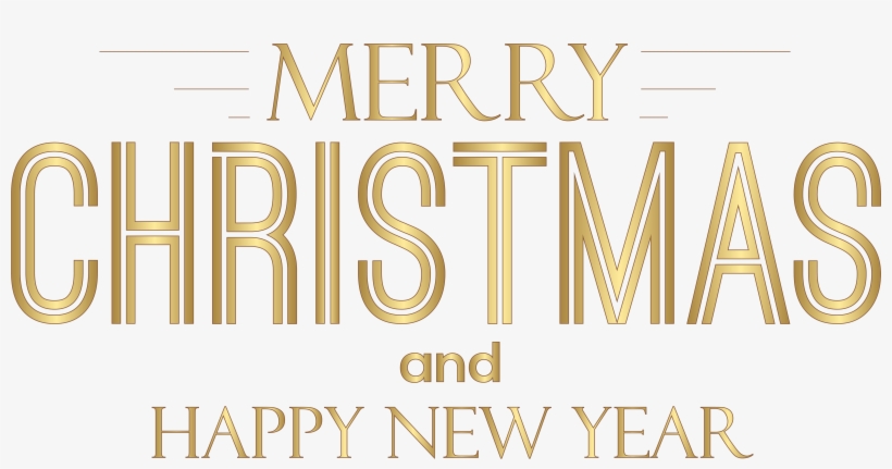 Happy New Year Text Png Clip Art, Is - Merry Christmas Text Png, transparent png
