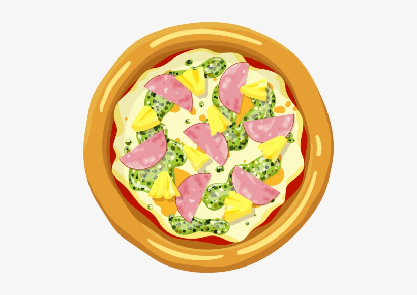 Pizza Png Clip Art - Hawaiian Pizza Vector, transparent png