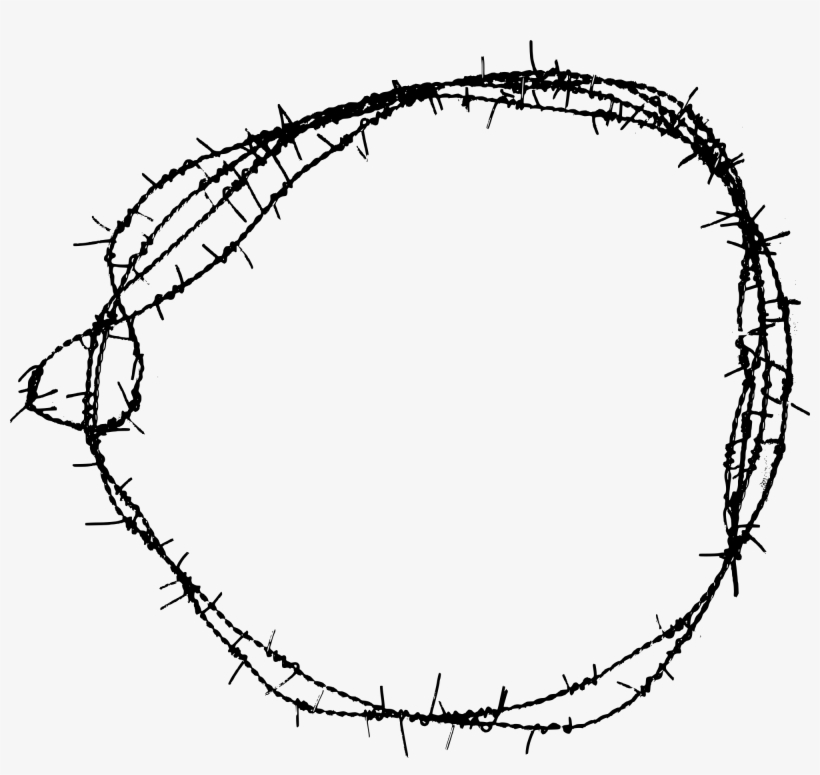 Free Download - Barbed Wire Circle Png, transparent png