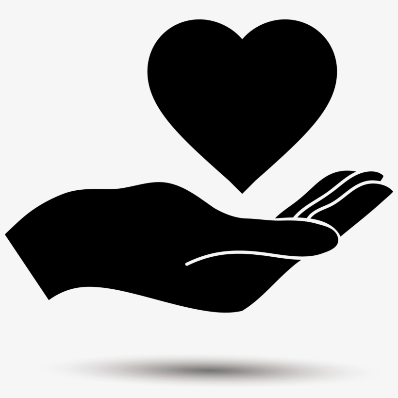 Banner Freeuse Download Hand Logo Love Silhouette Transprent - Человек Получит Только То К Чему Он Стремился, transparent png