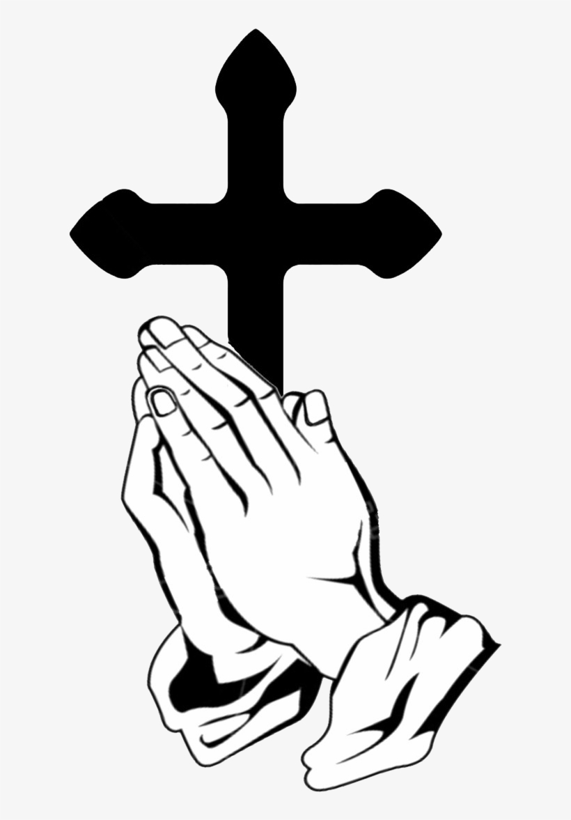 Praying Hands Prayer Can Truly Change Your Life - Cross And Praying Hands, transparent png