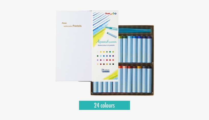 Aquash Pastels - Pentel, transparent png