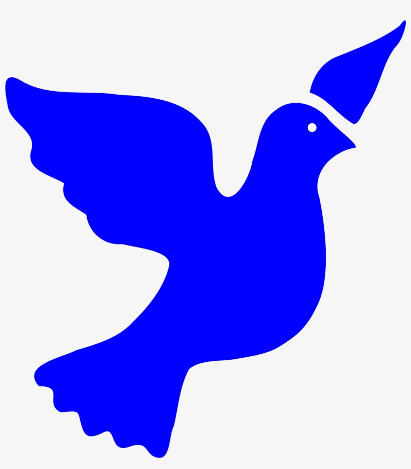 Blue Dove - Blue Dove Of Peace, transparent png
