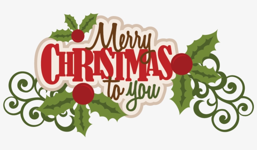Merry Christmas Text Png Image - Merry Christmas Text Png, transparent png
