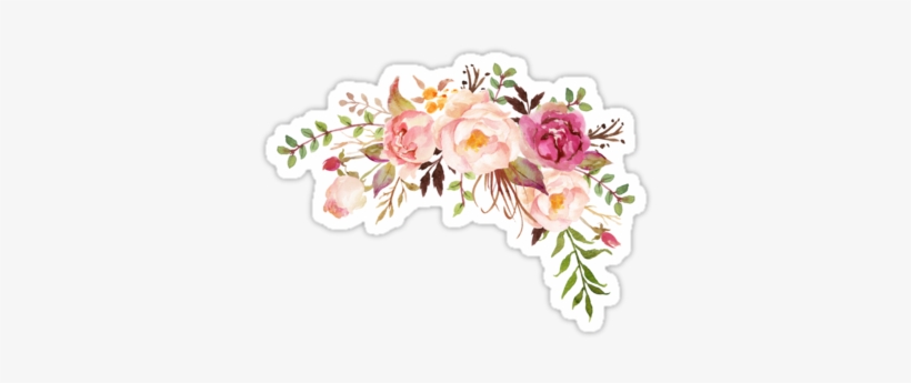 Romantic Watercolor Flower Bouquet • Also Buy This - Hey Yall Floral Poster Print By Tara Moss, transparent png