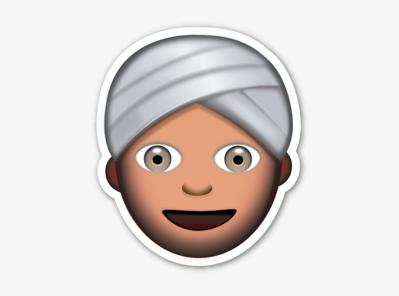 Man With Turban - Turban Emoji, transparent png
