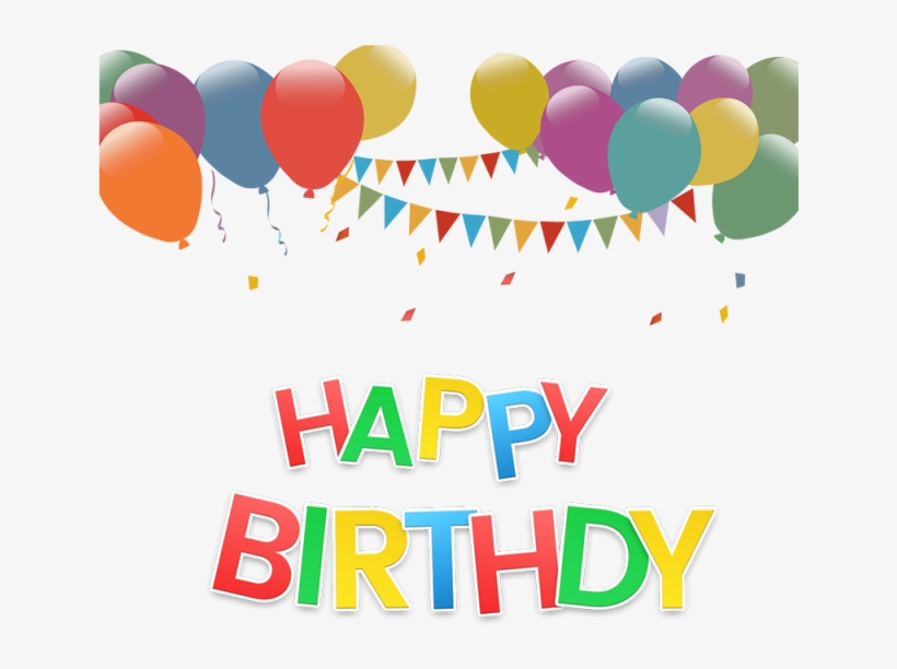 Happy Birthday Text Effect With Balloon Png And Psd, - Happy Birthday Mug Design Png, transparent png