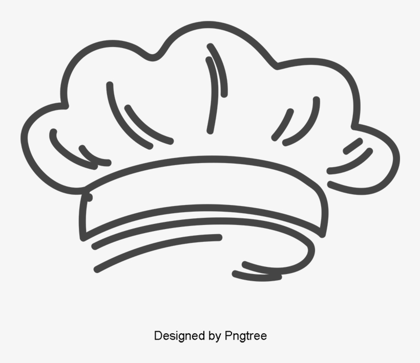 Hand-painted Chef Hat, Hand Painted, Chef, Hat Png - Chef Hat Png, transparent png