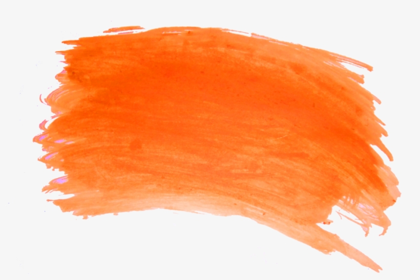 Watercolor Elements Free Png - Png Watercolor Smoke Orange, transparent png