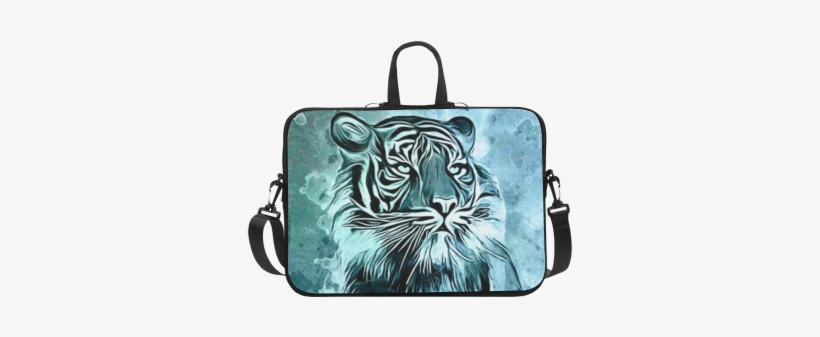 Watercolor Tiger Laptop Handbags 11" - Laptop, transparent png