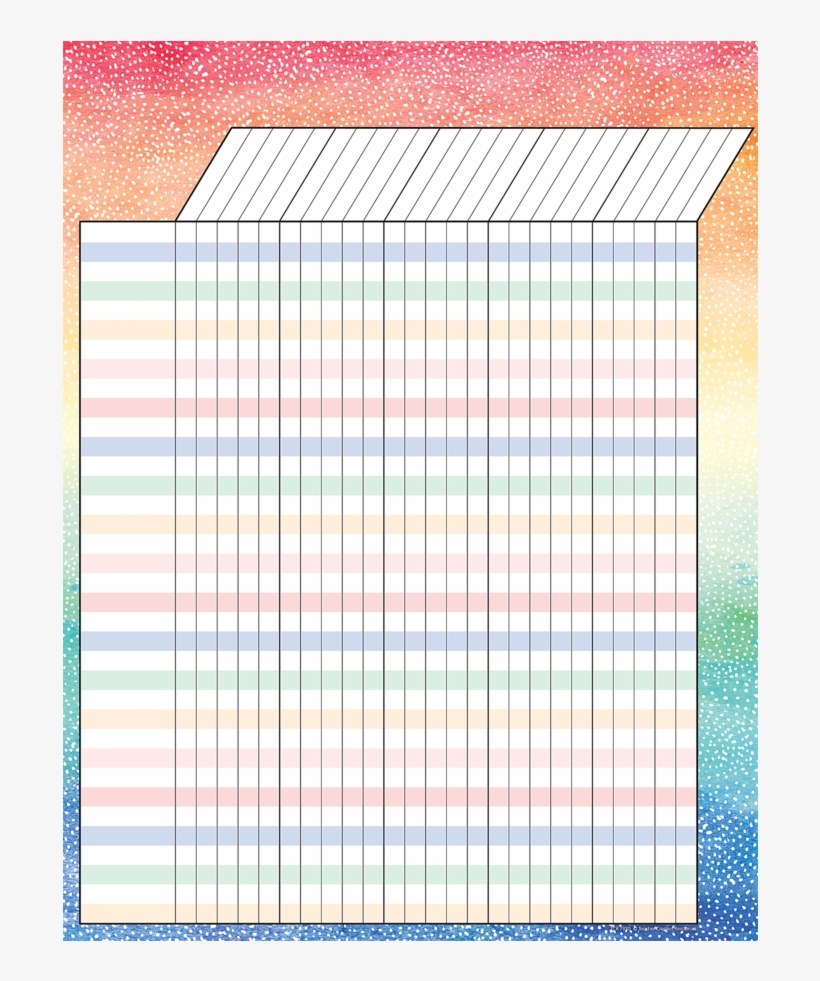 Tcr7930 Watercolor Incentive Chart Image - Teacher Created Resources Colorful Scribble Incentive, transparent png
