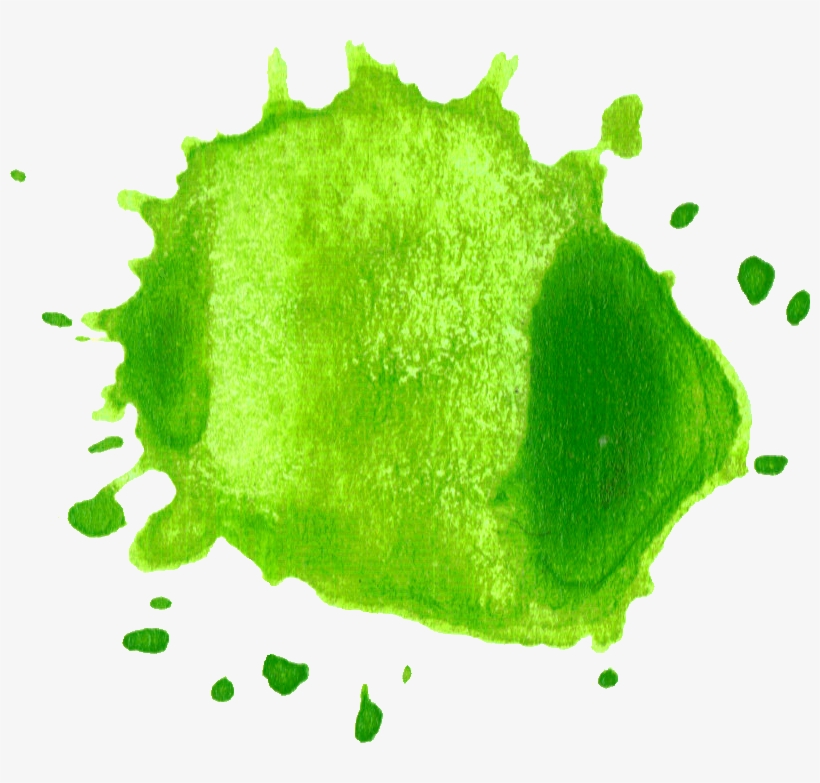 Free Download - Watercolor Green Splash Png, transparent png