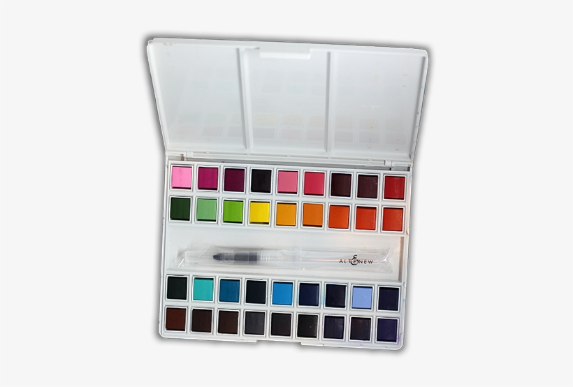 Altenew Watercolor Pan Set - Altenew 36 Pan Set Watercolor, transparent png