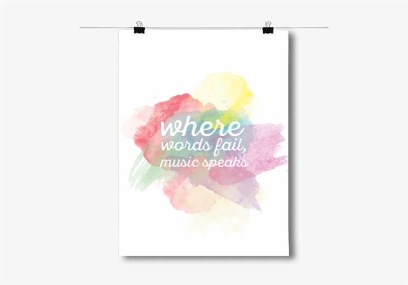 Where Words Fail, Music Speaks - Inspiredcases Where Words Fail, Music Speaks Case -, transparent png
