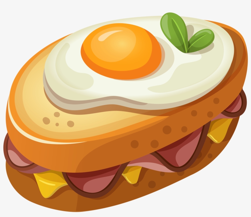 Egg Sandwich Clipart, transparent png