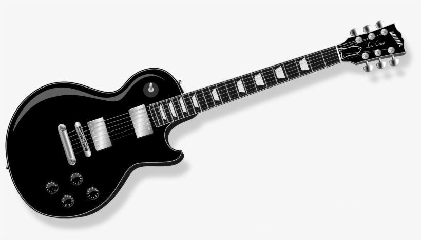 Guitar - Electric Guitar Black Png, transparent png