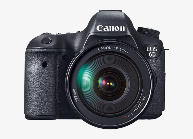 Canon Eos 5d Mark Iv Dslr With 24-105mm Ii Lens, transparent png