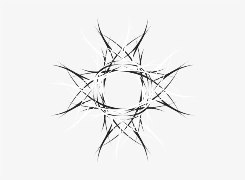 Transparent Tribal Star - Circle, transparent png