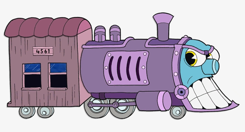 Choochoo Train - Cuphead Head Of The Train, transparent png