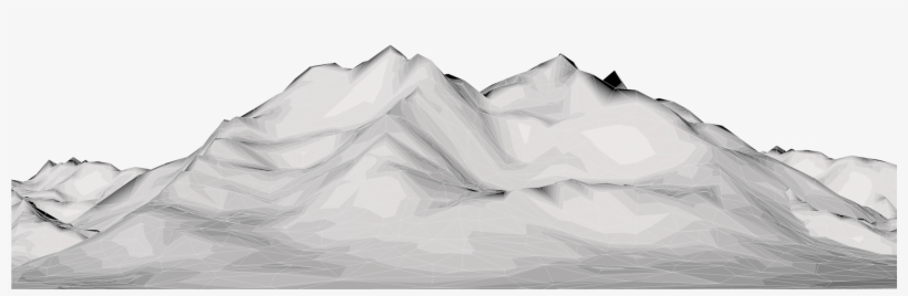 Mountains - Mountains Drawing Black And White Png, transparent png