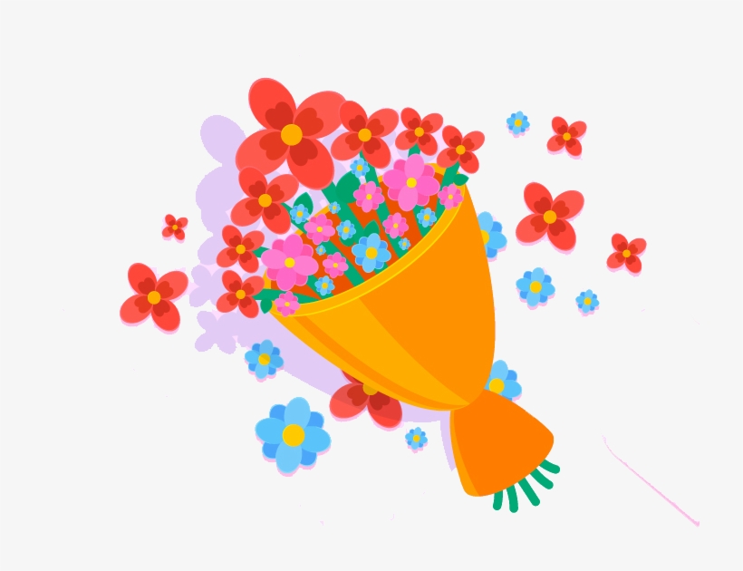 Download Elegant Watercolor Flowers Mothers Day Decor - Mother, transparent png