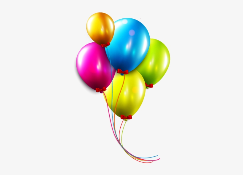 Colorful Birthday Balloons Collection, Colorful, Birthday, - Birthday, transparent png