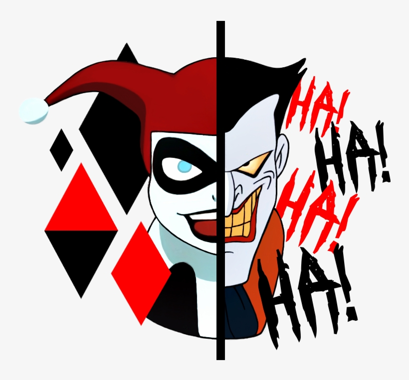 Svg Black And White Download Harley By Woodivillage - Guason Y Harley Quinn Png, transparent png