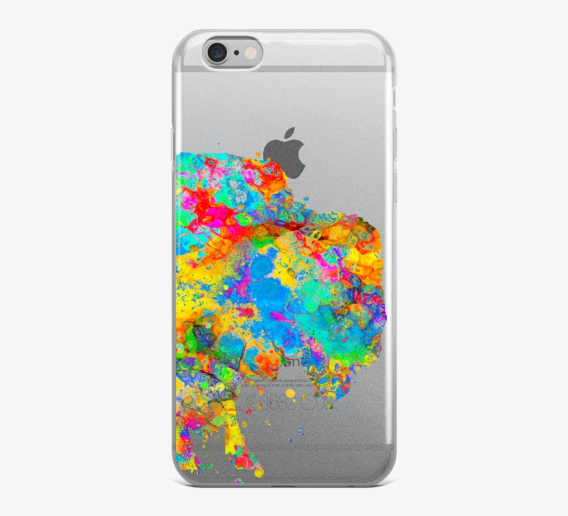 Watercolor Buffalo Clear Iphone Case - Iphone, transparent png