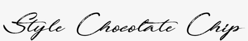 Style Chocolate Chip - Calligraphy, transparent png