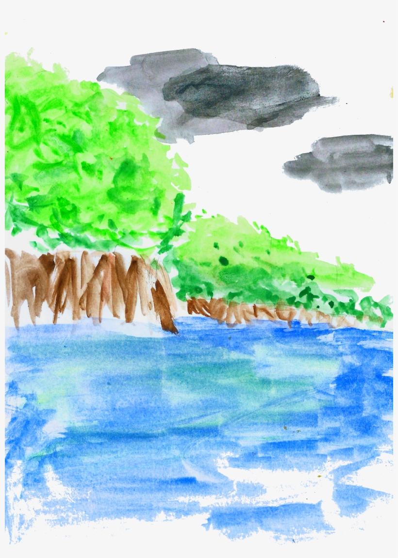 It Looked Very Nice And It Must've Been Cool Because - Watercolor Paint, transparent png