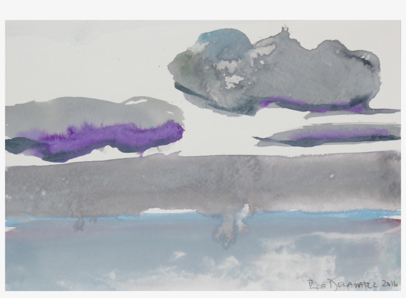 Svg Black And White Library Horizon Drawing Watercolor - Gouache, transparent png