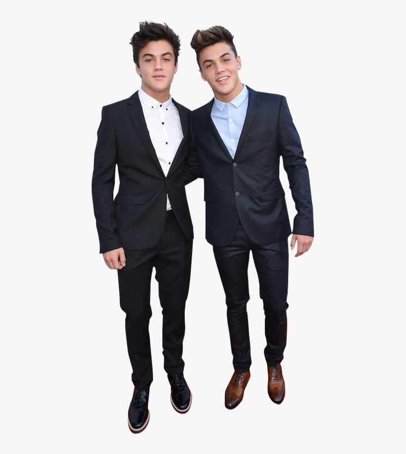 People Walking Png - Dolan Twins In Suits, transparent png
