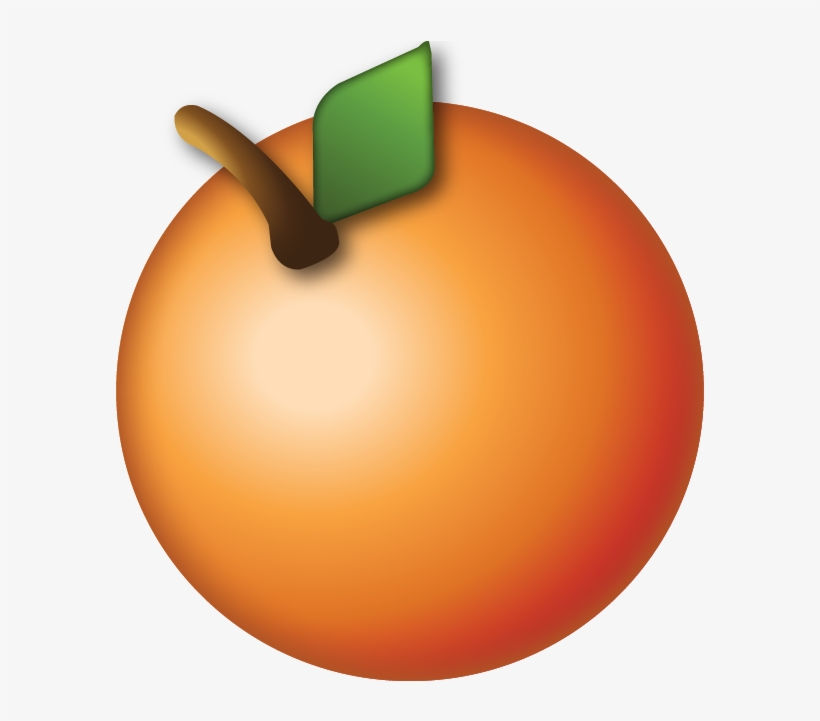 Clip Stock Free Download On Kathleenhalme Orange Emoji - Orange Emoji, transparent png