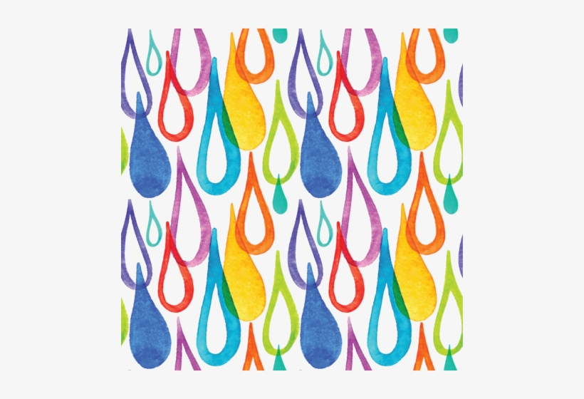 Watercolor Drops Photo Backdrop - Watercolor Painting, transparent png