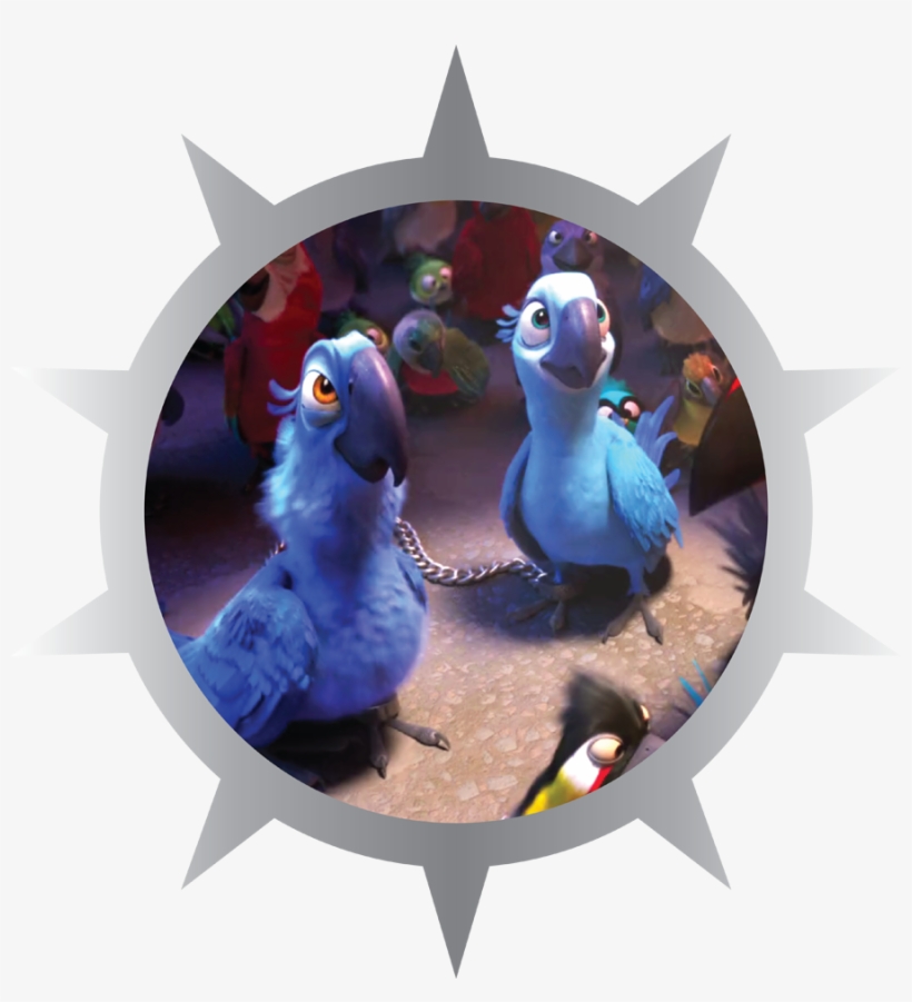 Silver Badge - Spotlight - Macaw, transparent png