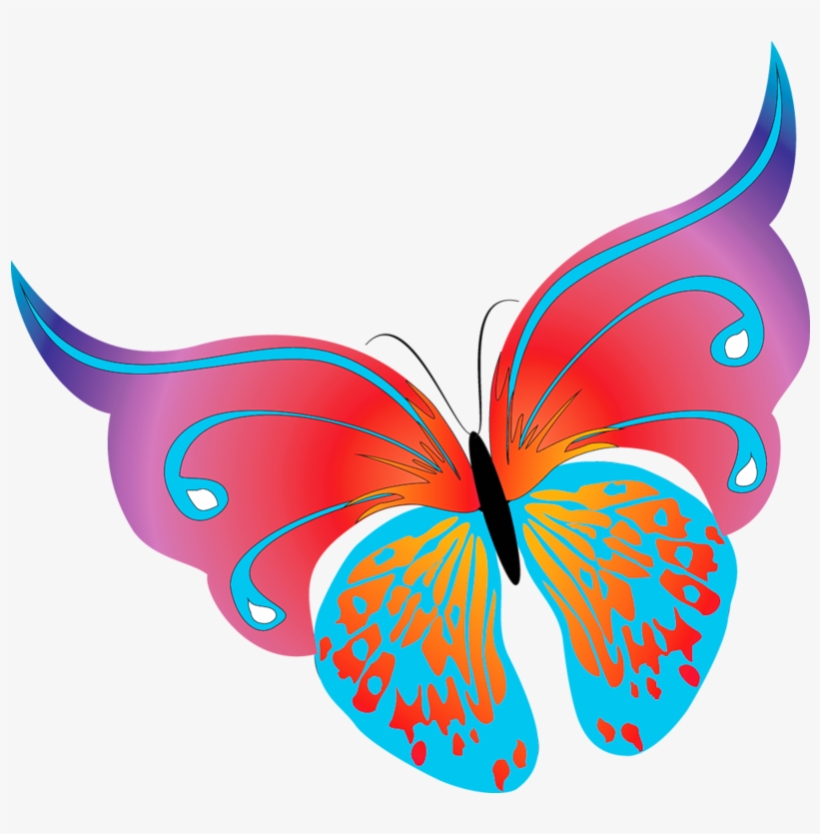 Painted Transparent Butterfly Png Clipartu200b Gallery - Png Butterfly Clip Art, transparent png