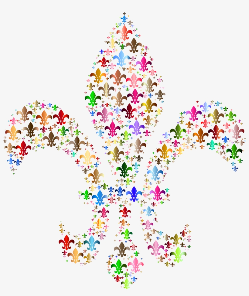 This Free Icons Png Design Of Colorful Fleur De Lis, transparent png