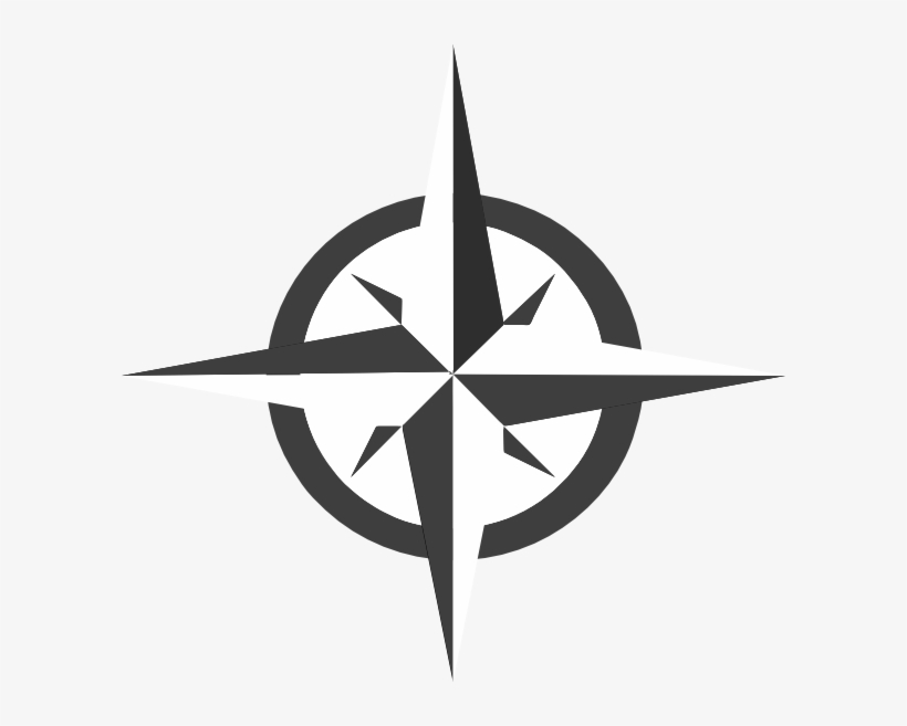 Nautical Star Tattoos Png Transparent Images - Blank Compass Rose, transparent png