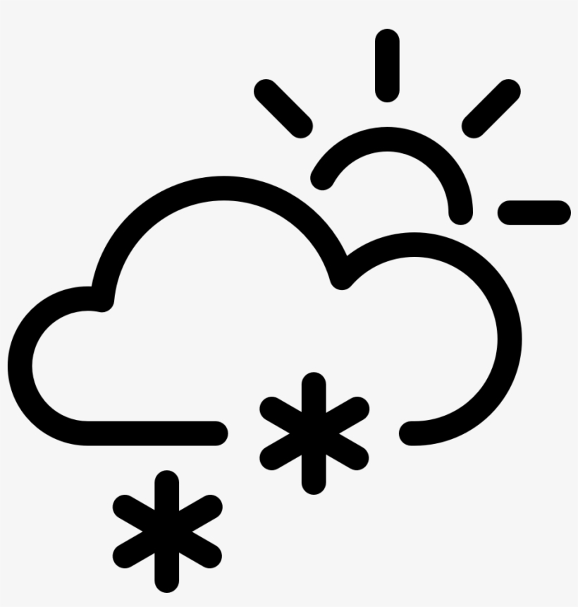 Weather Sun Snow - Sun Cloud Icon, transparent png