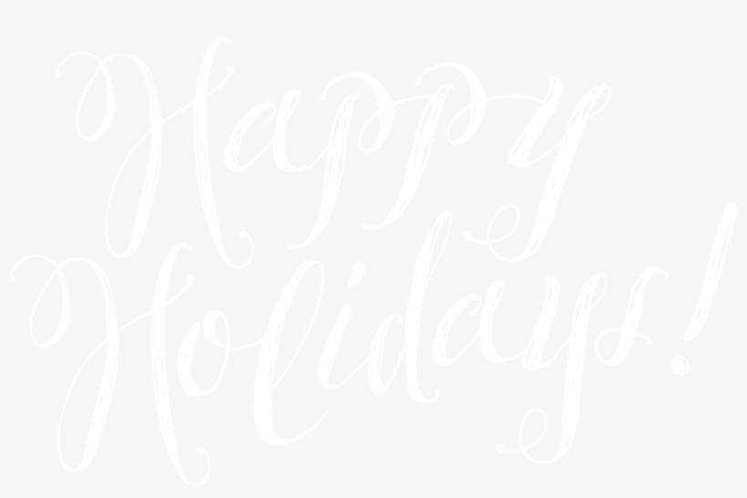Happy Holidays - Happy Holidays Png Transparent White, transparent png
