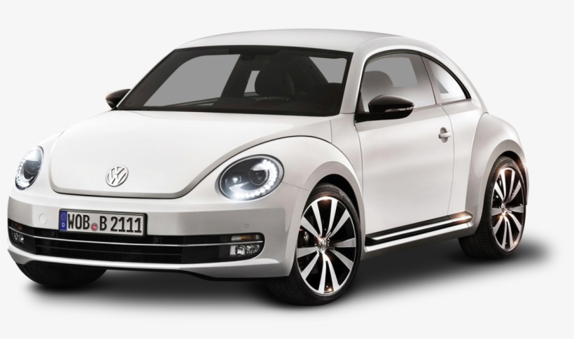 White Volkswagen Beetle Car Png Image - New Beetle 2012, transparent png