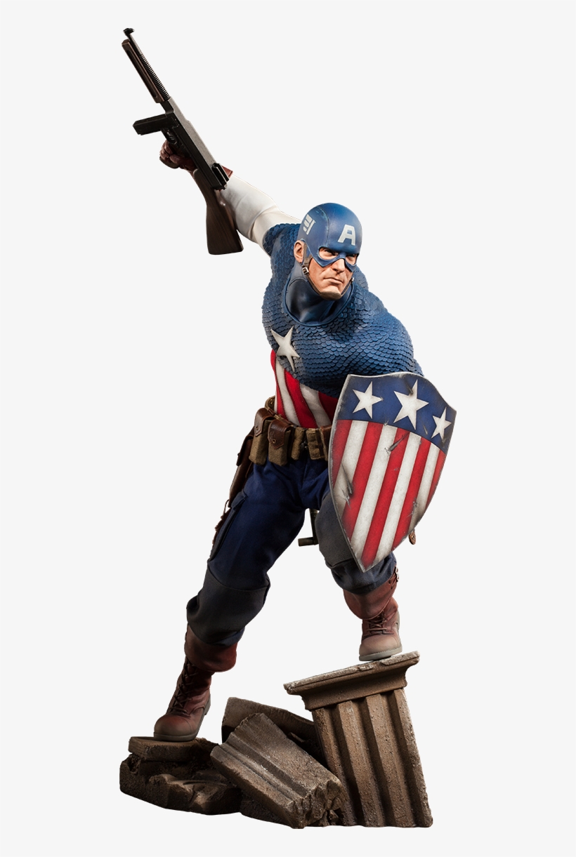Captain America Premium Format™ Figure - Captain America Marvel Premium Format Figure, transparent png