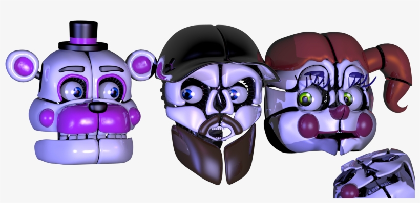 Modelsomeone Told Me To Model Funtime Keemstar, So - Fnaf Keemstar, transparent png