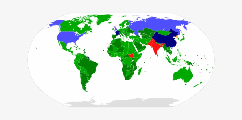 The Making Of A Non-proliferation Law - Red And Blue Map Of The World, transparent png