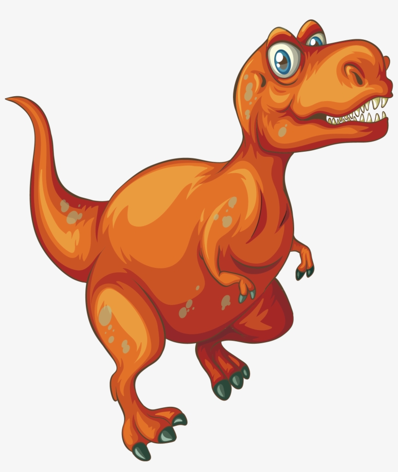 Velociraptor Tyrannosaurus Rex Triceratops Stegosaurus - Dinosaur Cartoon Png, transparent png