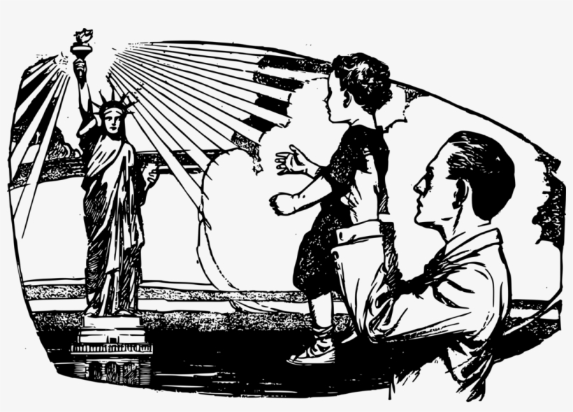 Statue Of Liberty Drawing The New Colossus Coloring - Statue Of Liberty, transparent png