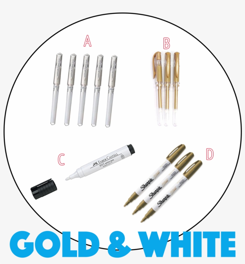 11 Goldwhite Site - Sharpie Paint Marker Oil Based Fine Point Pink 3-markers, transparent png