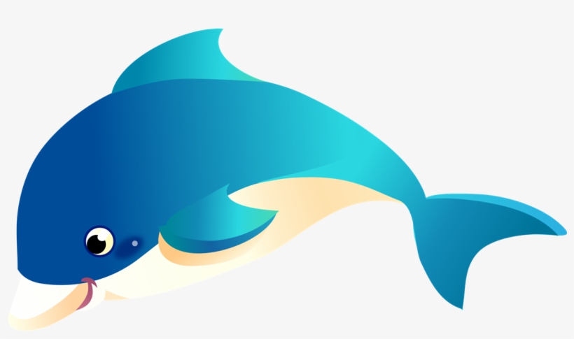 Dolphin Clip Art - Dolphin In Cartoon, transparent png